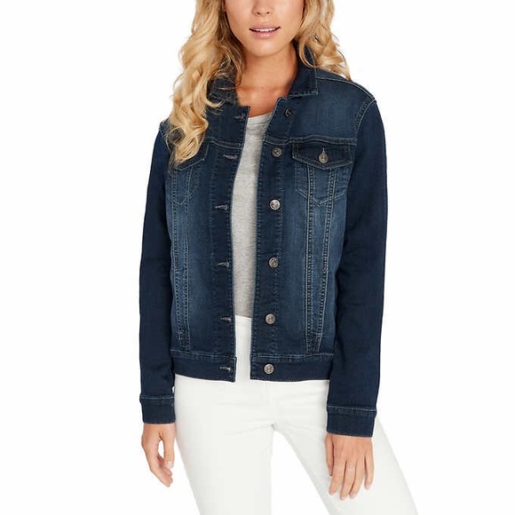 Buffalo David Bitton Jackets & Blazers - Buffalo Women’s Knit Denim Jacket - Dark Wash